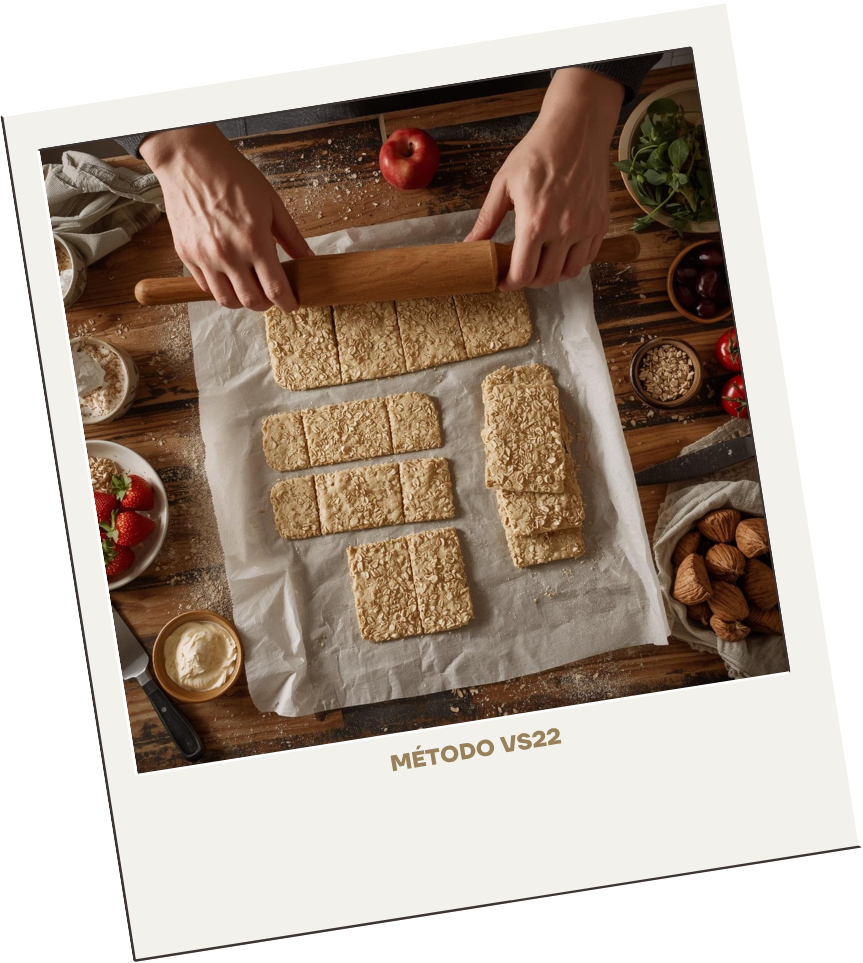 Preparación Crackers Avena